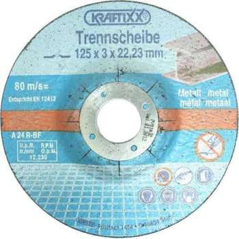 Kraftixx Doorslijpschijf - 125 Metaal