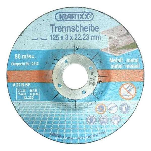 Kraftixx Doorslijpschijf - 125 Metaal Kraftixx Doorslijpschijf - 125 Metaal