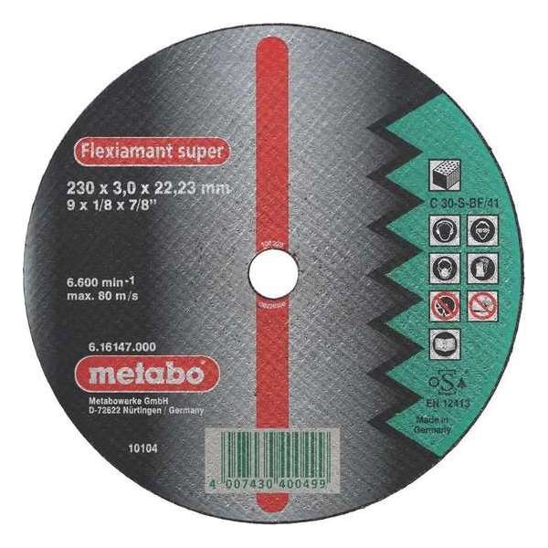 Metabo - Flexiamant super 230x3,0x22,2 kameň Metabo - Flexiamant super 230x3,0x22,2 kameň