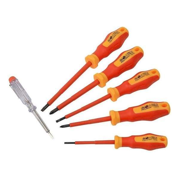Brüder Mannesmann VDE Schroevendraaierset (6 delig) Brüder Mannesmann VDE Schroevendraaierset (6 delig)