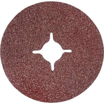 Silverline 918542 Schuurschijf - Vezel - K36 - 115 x 22,23mm (10st)