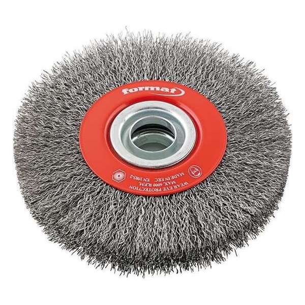 Roterende staaldraadborstel Staaldraad 178x32mm FORMAT Roterende staaldraadborstel Staaldraad 178x32mm FORMAT
