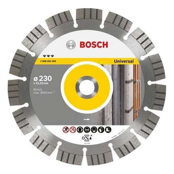 Bosch - Diamantdoorslijpschijf Best for Universal and Metal 115 x 22,23 x 2,2 x 12 mm Bosch - Diamantdoorslijpschijf Best for Universal and Metal 115 x 22,23 x 2,2 x 12 mm