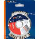 Rotec Diamant zaagblad TURBO  ø115xø22,2