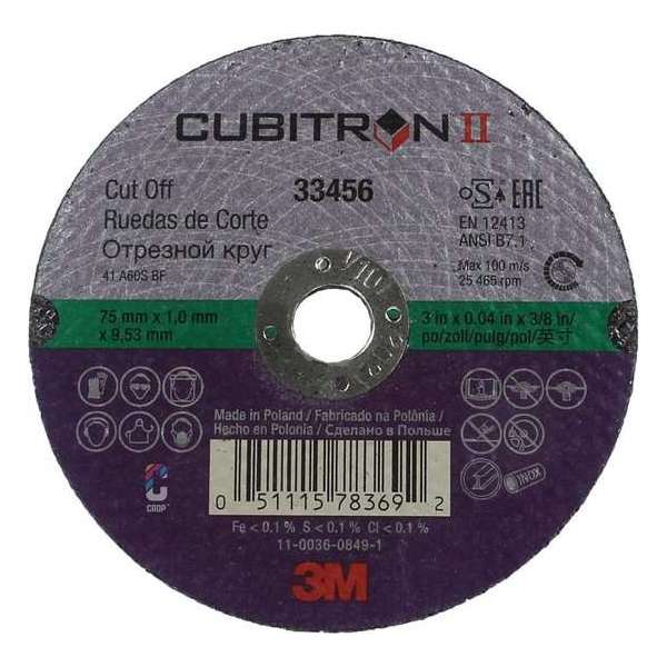 3M Cubitron II Doorslijpschijf 75mm - per stuk 3M Cubitron II Doorslijpschijf 75mm - per stuk