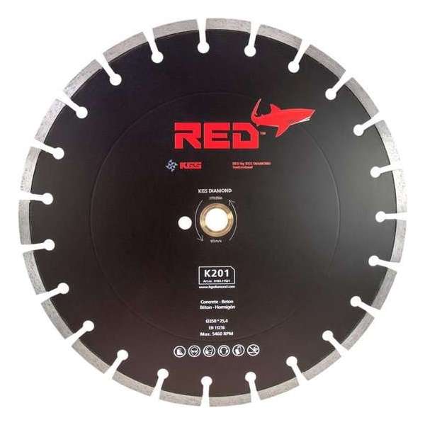 RED™ K201 Diamantzaag Ø350x25,4 mm RED™ K201 Diamantzaag Ø350x25,4 mm