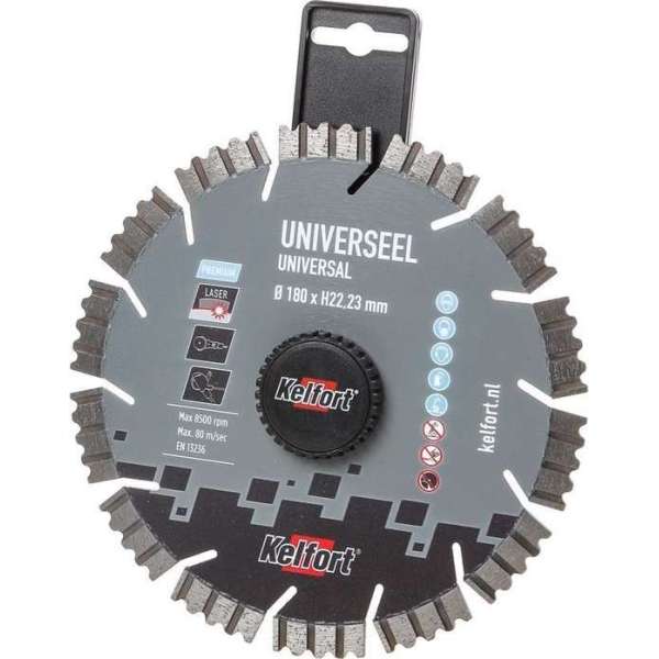 Kelfort Diamantzaagblad prem.uni 180mm Kelfort Diamantzaagblad prem.uni 180mm