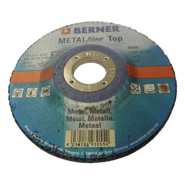 Afbraamschijf Flexiamant 115x6mm staal A24-N Afbraamschijf Flexiamant 115x6mm staal A24-N