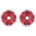 vidaXL Diamantzaagbladen 2 st 125 mm staal