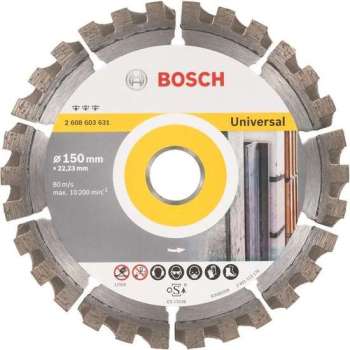 osch Diamantdoorslijpschijf Best for Universal - 150/22,23 mm