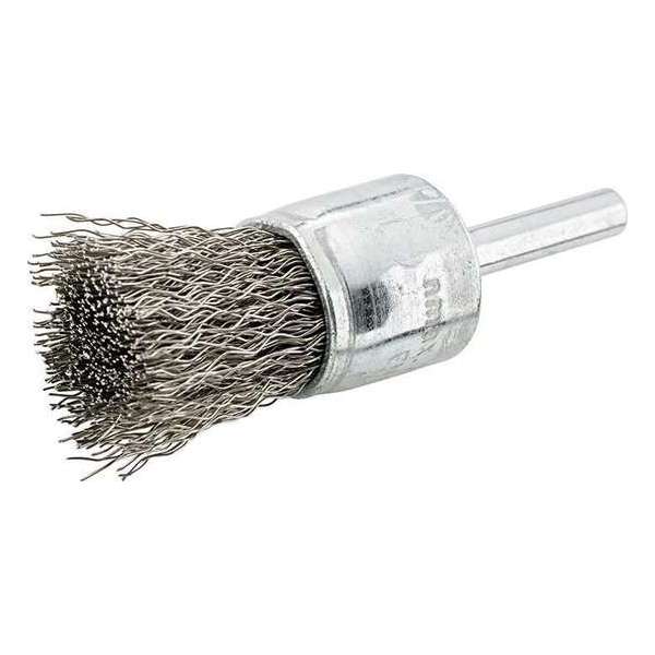 Penseelborstel Staaldraad roestvrij gegolfd 25x25x0,3mm FORMAT