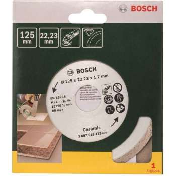 Bosch Diamanstschijf 125 mm -  Tegels