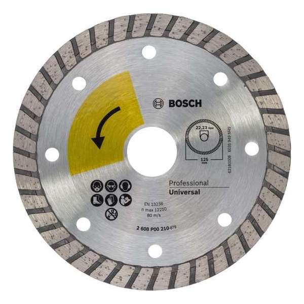 PROF. DIAMANTSCHIJF UNIVERSAL TURBO TOP , 125MM, 22.23 (1) PROF. DIAMANTSCHIJF UNIVERSAL TURBO TOP , 125MM, 22.23 (1)