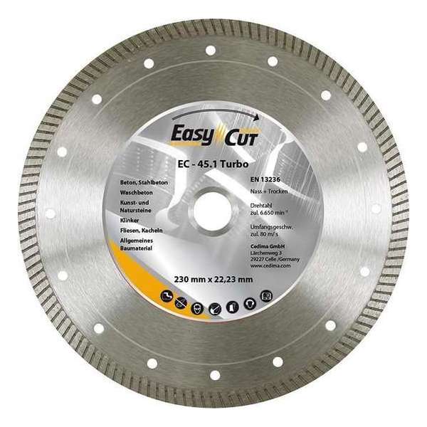 Diamant-doorslijpschijf EC-45 1125x1,2x10x22,23mm Cedima Diamant-doorslijpschijf EC-45 1125x1,2x10x22,23mm Cedima