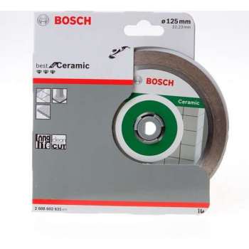 Bosch Slijpschijf diamant ceramic diameter 125 x asgat 22.2mm