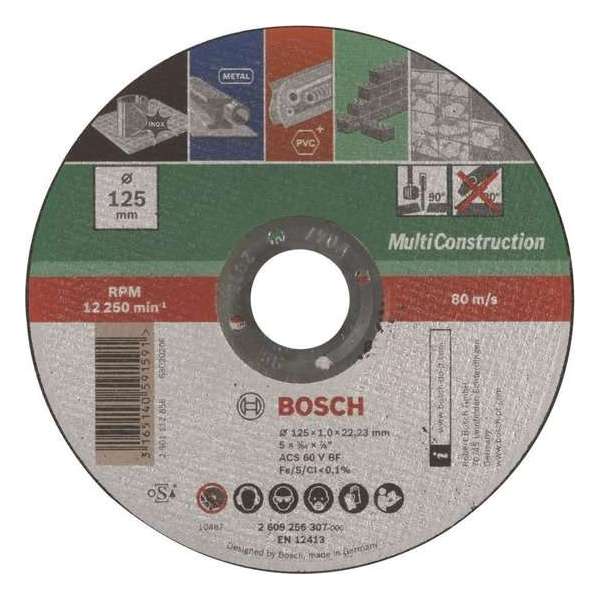 Bosch doorslijpschijf - Voor metaal, Inox, steen, zachte tegels, marmer en kunststoffen Bosch doorslijpschijf - Voor metaal, Inox, steen, zachte tegels, marmer en kunststoffen