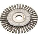 Roterende staaldraadborstel Staaldraad getordeerd 178x6mm FORMAT
