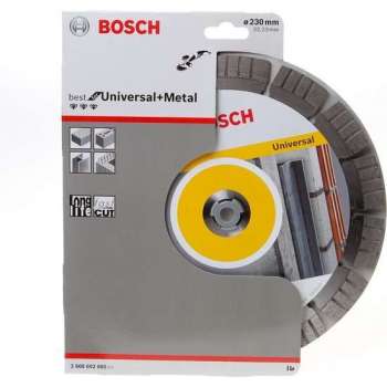 Bosch Accessories 2608900663 EXPERT multi-materiaal diamantslijpschijven, 230 x 22,23 x 2,4 x 15 mm Diameter 230 mm 1 stuk(s)