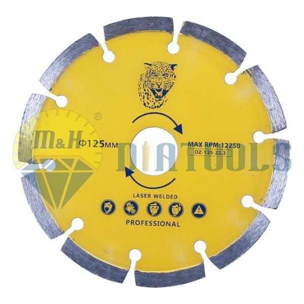 M&H diatools Diamant zaagblad Droogzaagblad Universeel 125mm X 2.2 Asgat 22.2mm - Gereedchap voor diamantbewerking M&H diatools Diamant zaagblad Droogzaagblad Universeel 125mm X 2.2 Asgat 22.2mm - Gereedchap voor diamantbewerking