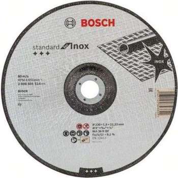 Bosch Accessories 2608601514 2608601514 Doorslijpschijf gebogen 230 mm 22.23 mm 1 stuk(s)