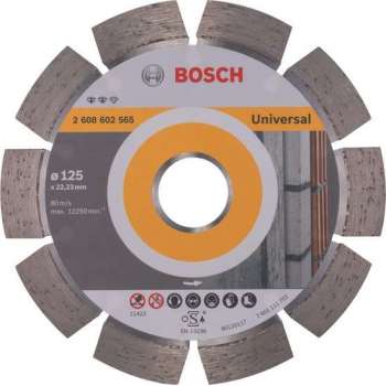 Bosch - Diamantdoorslijpschijf Expert for Universal 125 x 22,23 x 2,2 x 12 mm
