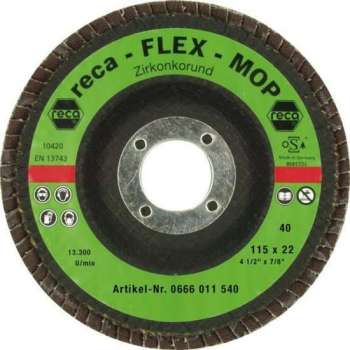Reca Lamellenschijf Flex-Mop 150 mm K40 kom Zirkonium (10 stuks)