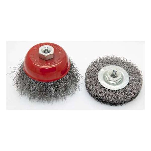 Westfalia Draadborstel set 2-delig M10 Westfalia Draadborstel set 2-delig M10