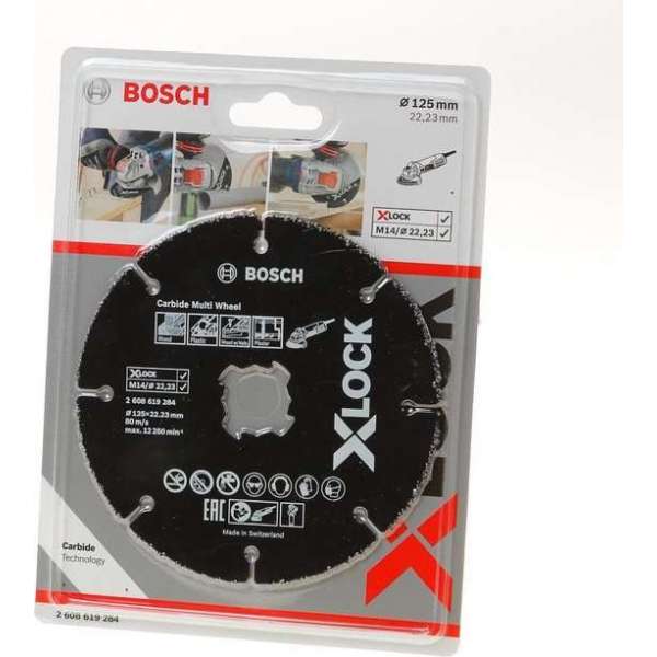 Bosch X-LOCK Carbide Multiwheel 125mm