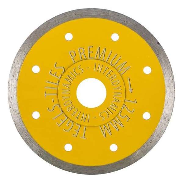 InterDynamics 636250 Premium Diamantdoorslijpschijf - 250 x 25,4 x 1,6mm - tegels InterDynamics 636250 Premium Diamantdoorslijpschijf - 250 x 25,4 x 1,6mm - tegels