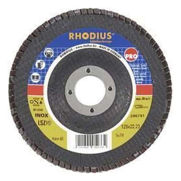 Rhodius 205583 Lamellenslijpschijf LSZ F1 Diameter 115 mm Binnendiameter 22.2 mm Korreling 120 1 stuk(s) Rhodius 205583 Lamellenslijpschijf LSZ F1 Diameter 115 mm Binnendiameter 22.2 mm Korreling 120 1 stuk(s)