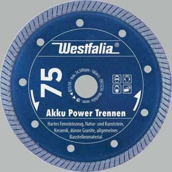 Diamantslijpschijf Akku Power cutting, diameter