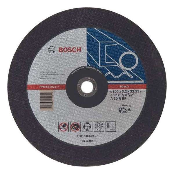 Bosch - Doorslijpschijf recht Expert for Metal A 30 R BF, 300 mm, 22,23 mm, 3,2 mm Bosch - Doorslijpschijf recht Expert for Metal A 30 R BF, 300 mm, 22,23 mm, 3,2 mm