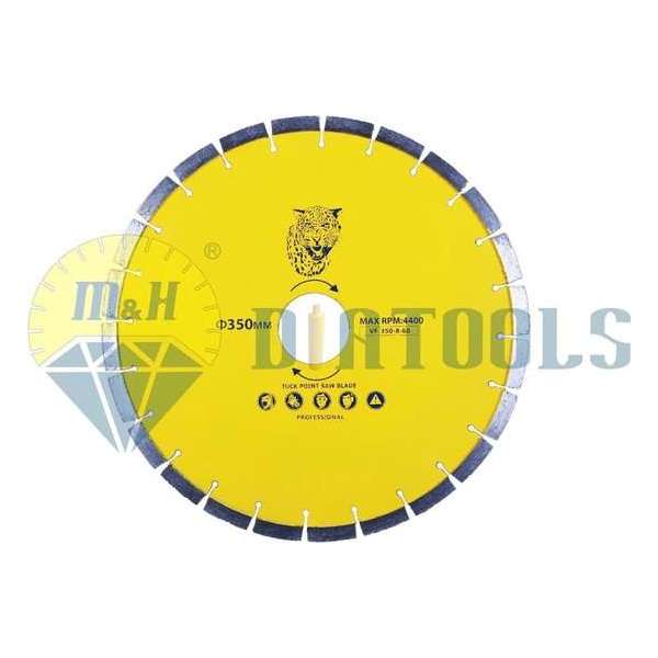 M&H diatools Diamantzaag Voegenfrees Voegenscijf laser gelast 350mm X asgat 60mm X-voor nat werk-Diamantgereedschappen M&H diatools Diamantzaag Voegenfrees Voegenscijf laser gelast 350mm X asgat 60mm X-voor nat werk-Diamantgereedschappen