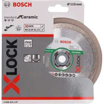 Bosch 2608615137 X-Lock Diamantschijf Standard for Ceramic - 115mm