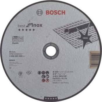 Doorslijpschijf recht Best for Inox - Rapido A 46 V INOX BF, 230 mm, 22,23 mm, 1,9 mm 1st