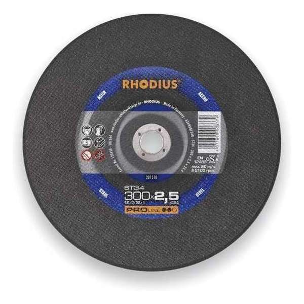 Rhodius 201514 Alphaline I ST34 Doorslijpschijf - Stationair - 350 x 25,4 x 3mm - Staal Rhodius 201514 Alphaline I ST34 Doorslijpschijf - Stationair - 350 x 25,4 x 3mm - Staal