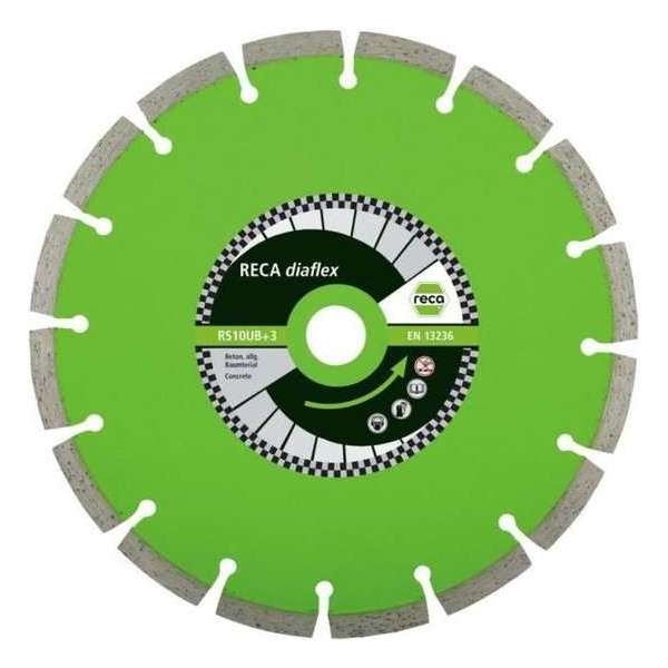 Reca Diamantschijf RS10UB 125x22,2 mm voor beton en steen Reca Diamantschijf RS10UB 125x22,2 mm voor beton en steen