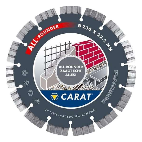 Carat CEB1253010 CEB Brilliant Diamantdoorslijpschijf - 125 x 22,23mm - universeel Carat CEB1253010 CEB Brilliant Diamantdoorslijpschijf - 125 x 22,23mm - universeel