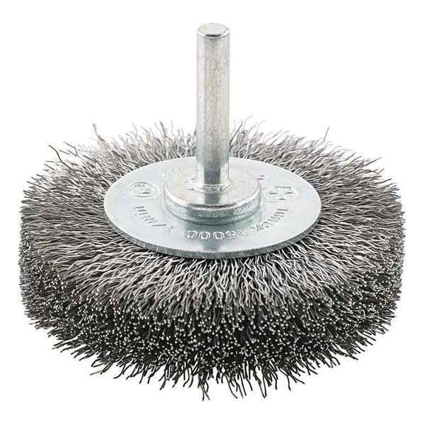 Roterende staaldraadborstel Staaldraad gegolfd 40mm FORMAT Roterende staaldraadborstel Staaldraad gegolfd 40mm FORMAT