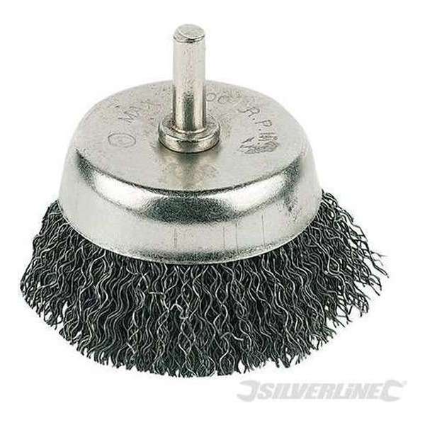 Silverline Komborstel - gegolfde staaldraad 50mm Silverline Komborstel - gegolfde staaldraad 50mm