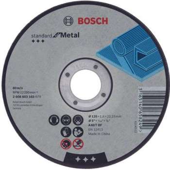 Bosch Doorslijpschijf gebogen Standard for Metal A 30 S BF, 115 mm, 22,23 mm, 2,5 mm 1st