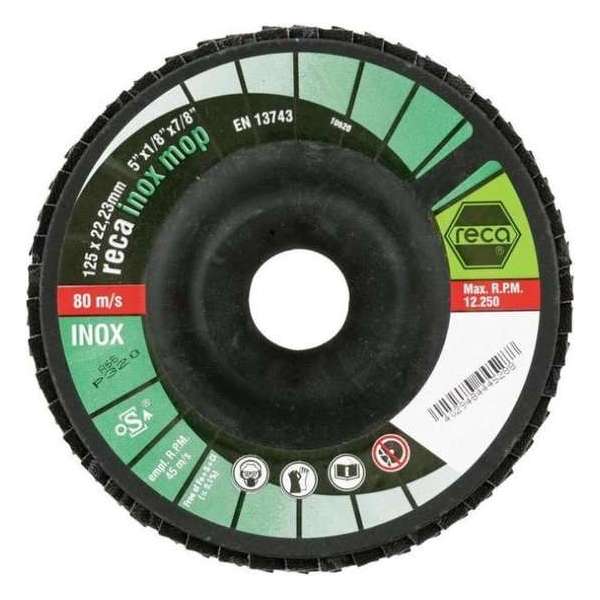 Reca Lamellenschijf Inox-Mop 125 mm K400 tbv RVS (10 stuks) Reca Lamellenschijf Inox-Mop 125 mm K400 tbv RVS (10 stuks)