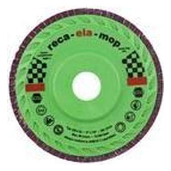 Reca Lamellenschijf Ela-Mop 125 mm K60 Zirkonium (10 stuks) Reca Lamellenschijf Ela-Mop 125 mm K60 Zirkonium (10 stuks)