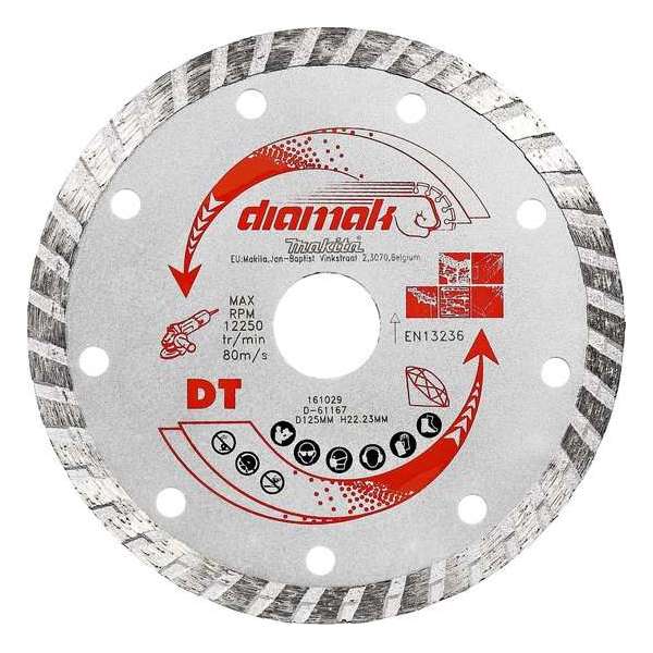Makita D-61151 Diamantschijf 115x22,23mm Makita D-61151 Diamantschijf 115x22,23mm