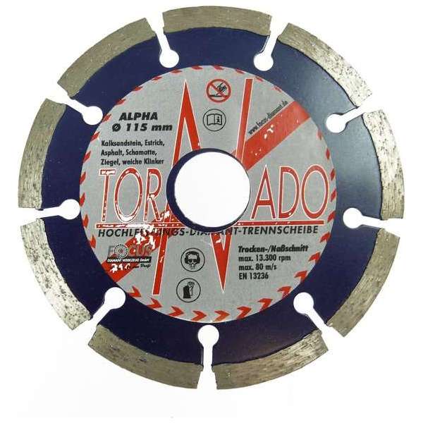 Focus Type Alpha 115mm Diamond Blade droge cut Focus Type Alpha 115mm Diamond Blade droge cut