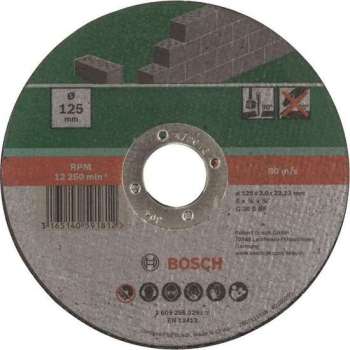 DOORSL.SCHIJF STEEN, 125 X2,5 RECHT
