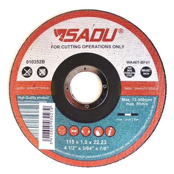 doorsl.sch. red RVS 115x1 doorsl.sch. red RVS 115x1