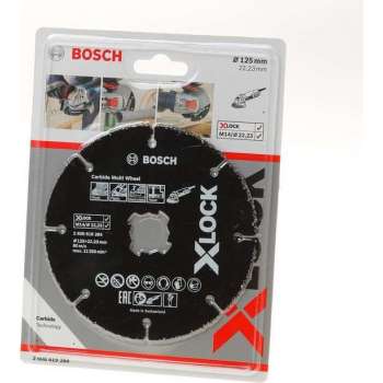 Bosch Accessories EXPERT Carbide Multi Wheel X-LOCK 2608901193 Doorslijpschijf recht 1 stuks 125 mm 22.23 mm 1 stuk(s)