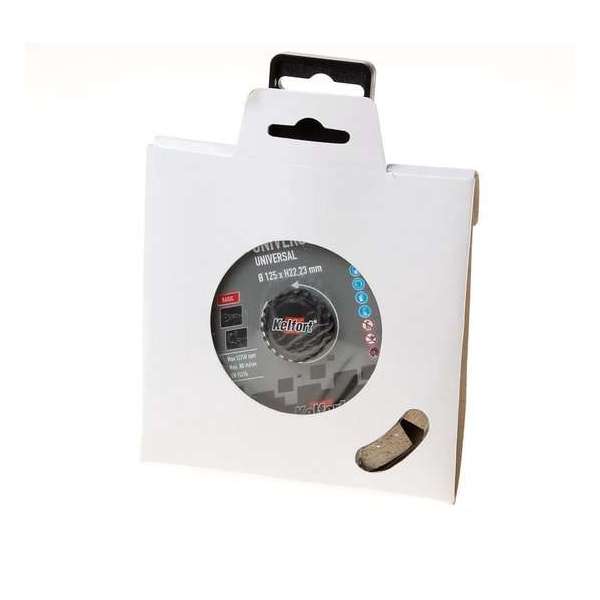 Kelfort Diamantzaagblad universeel basic 125x22.23 Kelfort Diamantzaagblad universeel basic 125x22.23