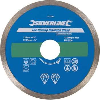 Silverline Tegels snijschijf, diamant